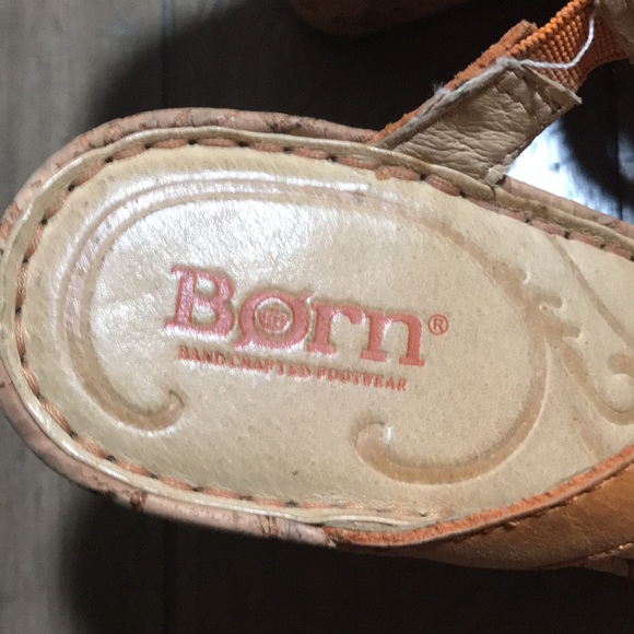 Born Lisi Wedge sandals Sz 6 - Picture 3 of 8